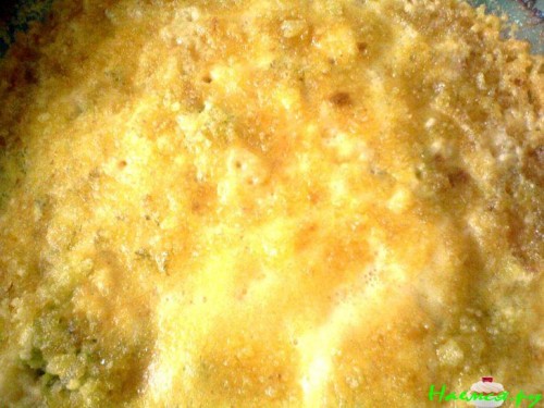 Запеканка из "евриков" (брюссельской капусты) с творогом