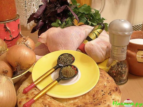 Чахохбили с курицей