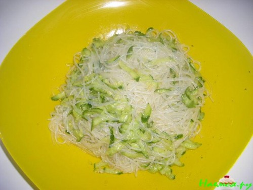 Рисовая лапша по-корейски