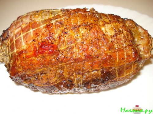 Мясной рулет с черносливом