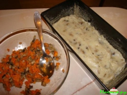 3-х цветная овощная запеканка