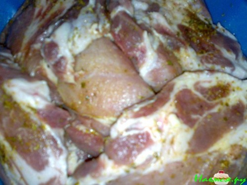 Свинина тушеная в пиве