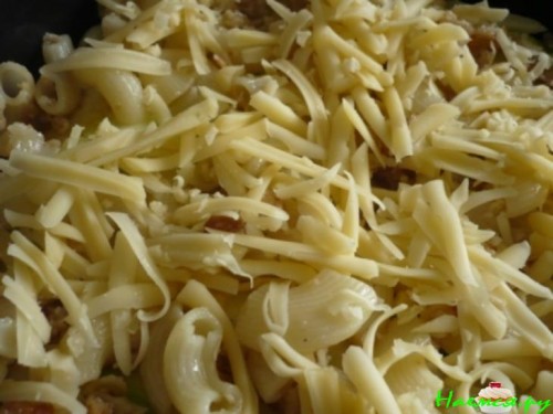 «Лазанья» по-флотски с кабачком