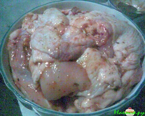 Курица в ткемали