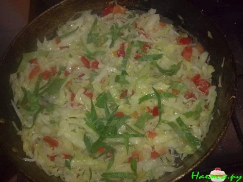 Картофельно-капустное рагу по-деревенски