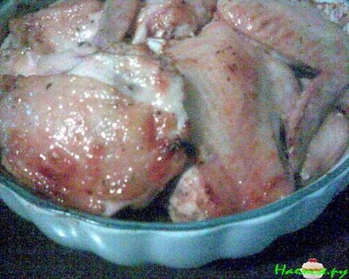 Курица в ткемали