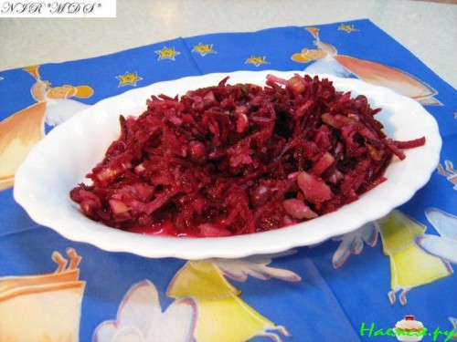 Салат "Здоровье" со свеклой