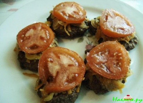 Печеночные котлетки праздничные