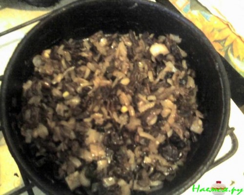 Грибной суп с «ушками»