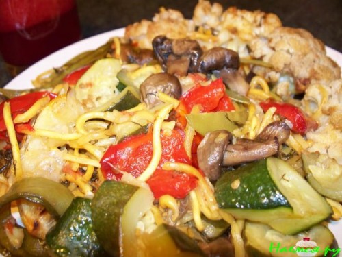 Овощной салат и Овощное рагу