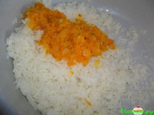 Рыбно-рисовая запеканка "Воздушная"