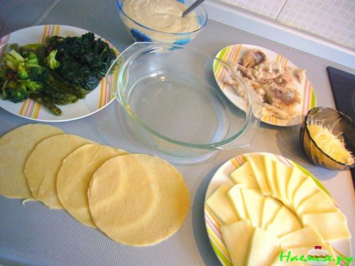 Лазанья с рыбкой ну ооочень вкусная!