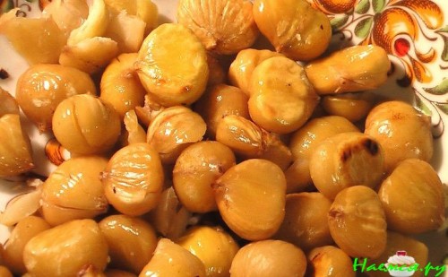 Утка с каштанами