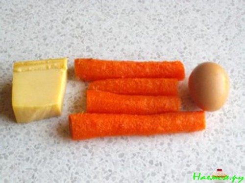 Морковные котлеты с сыром