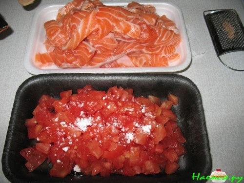 Лазанья с лососем и спаржей