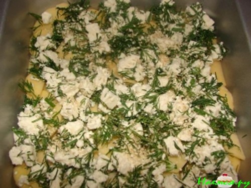 Картофельная запеканка "Золотистая" с брынзой