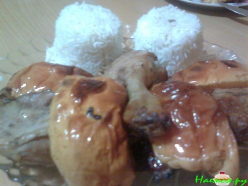 Утка с айвой