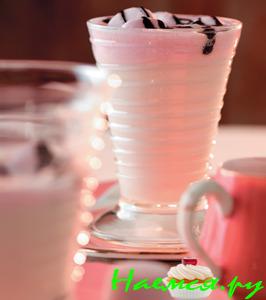 Коктейль с пастилой и шоколадом Коктейль с пастилой и шоколадом