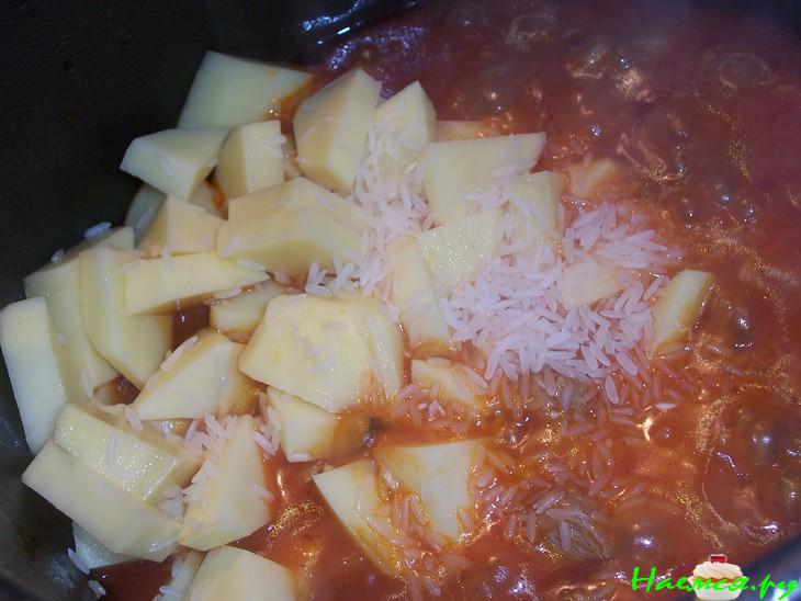 Суп с лепёшкой