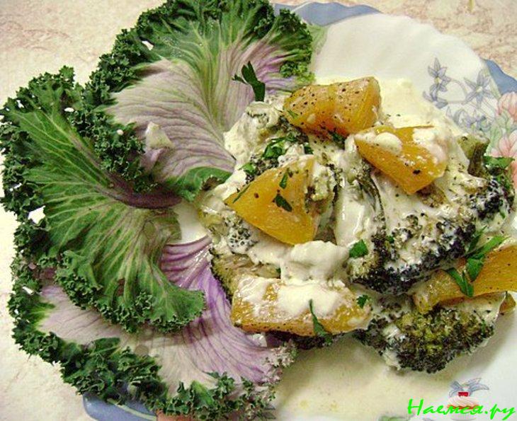 Овощи под бешамелем