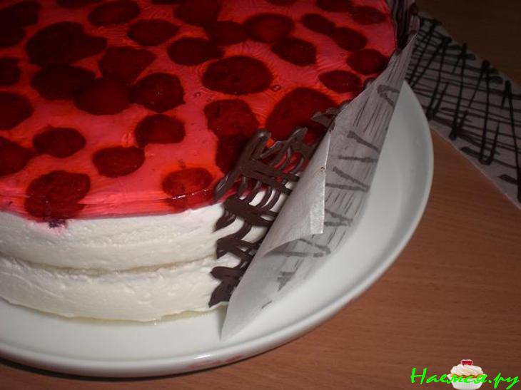 Торт 'Клубника в желе' любимому подарок на день рождения!