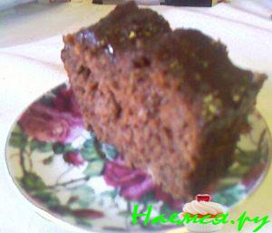 Шоколадно-банановый кекс