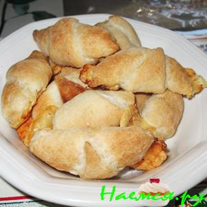 Круассаны с сыром