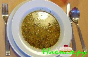 Чечевичный суп, швейцарскй вариант