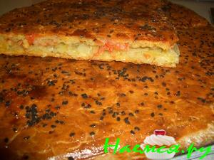 Овощной пирог с капустой