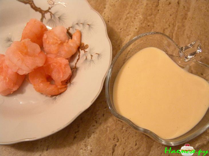 Карри с креветками и лотосом