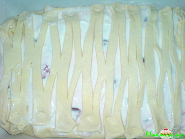 Пирог из Рикотты с вишнями