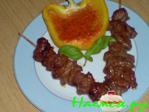 Брошет из маринованной говядины Брошет из маринованной говядины