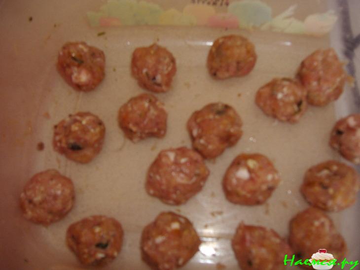 Салат с фаршем и грибами "Экспромт"