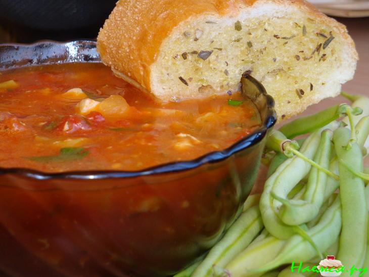 Томатный суп в итальянском стиле Томатный суп в итальянском стиле