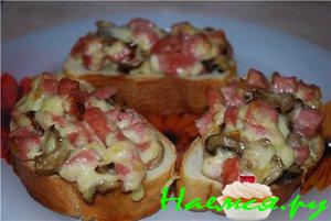 Бутерброды запеченные