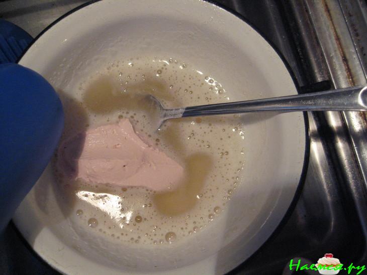 Торт с творогом и вишней (очередной)