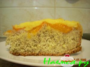 Абрикосовый пирог с маком