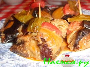 Кебаб на зубочистках