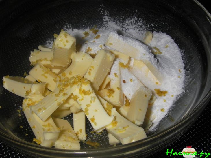 Пирог с ежевикой и лимонным кремом