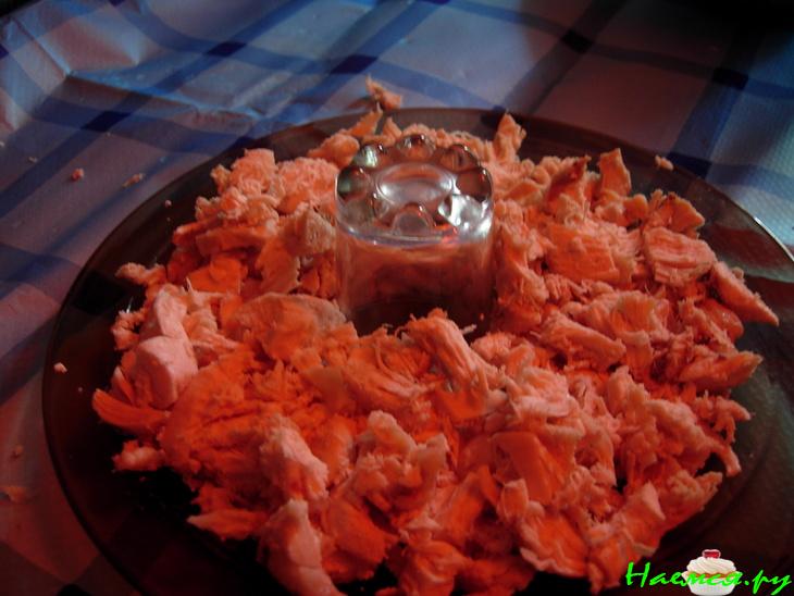 Куриный салат с грибами (вариант на тему)