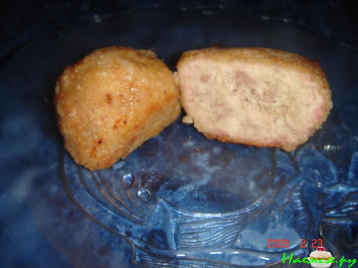 Котлеты из курятины и телятины