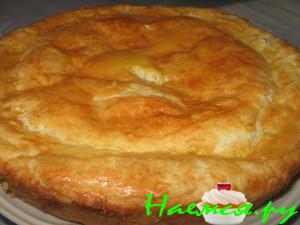 Пирог с начинкой из плавленных сырков