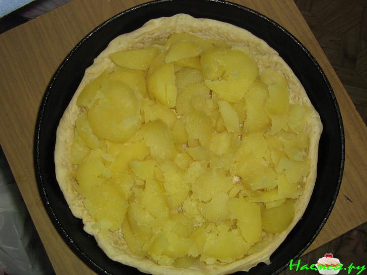 Луково-картофельный киш
