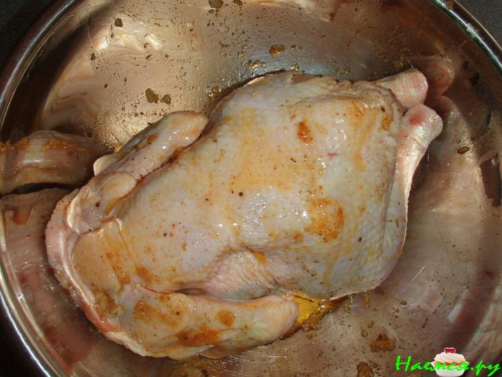 Нежная курочка запечённая в рукаве
