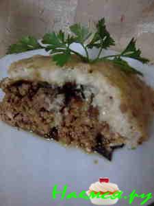 Мусака с говяжьим фаршем с соусом Бешамель