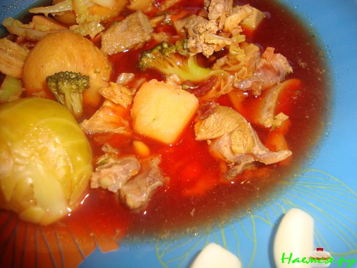 Борщ из индейки "Капустное изобилие"