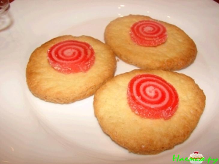 Новогоднее печенье "Ёлочки" 