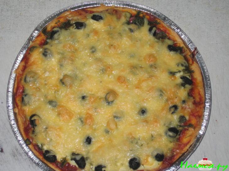 Пицца с каперсами и всем...всем...всем!!!