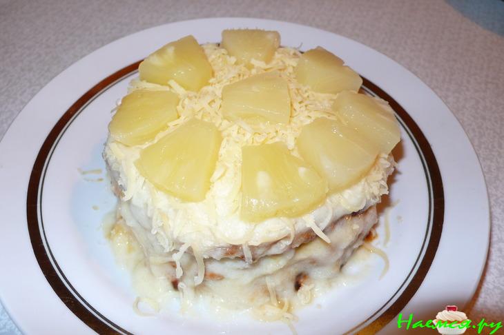 Торт куриный "Солнышко"