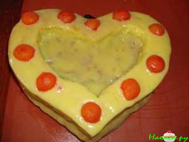 Торт "Желейное сердечко" 